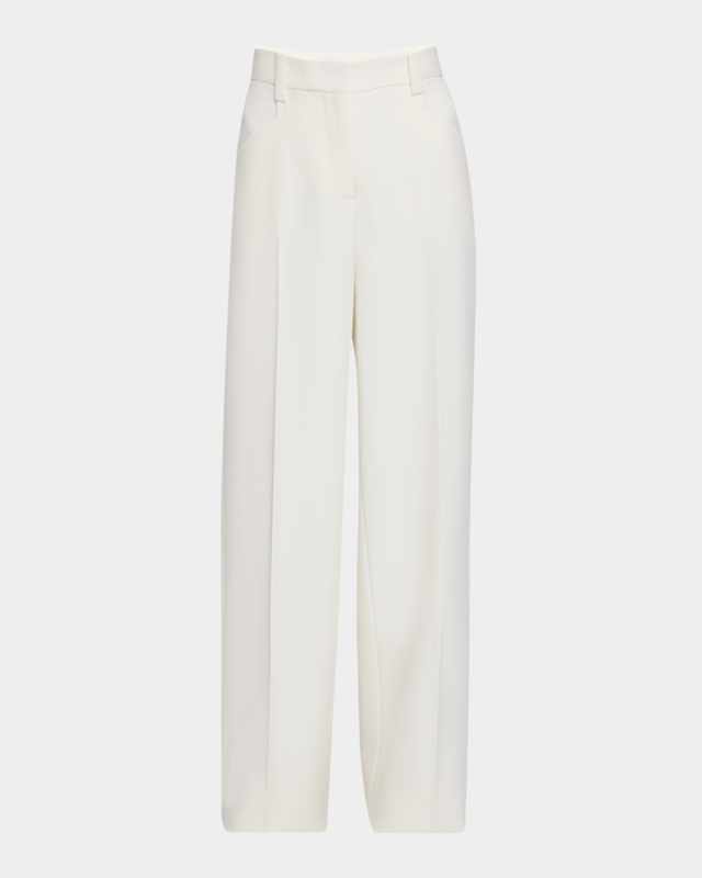 Norman Oversized Self-Tie Wool Pants